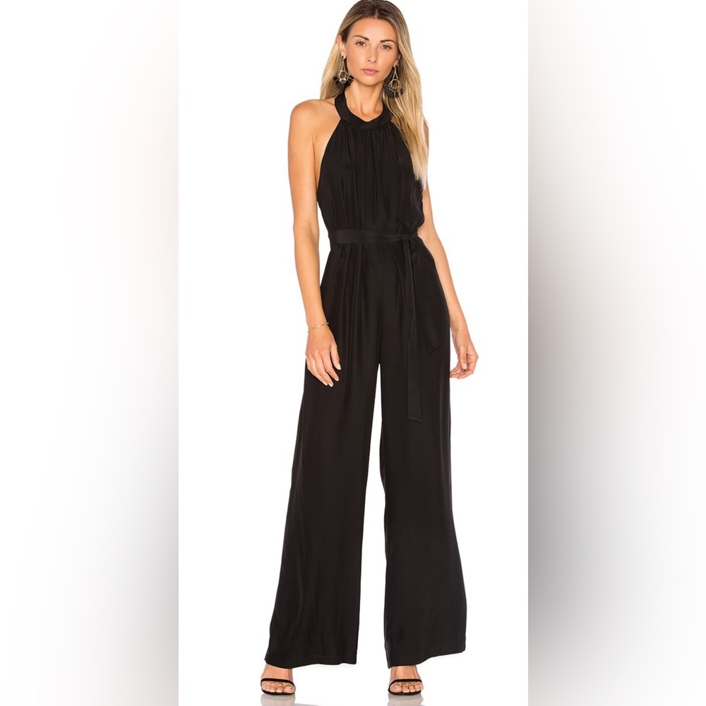 Amanda Uprichard Black Jumpsuit, Size S